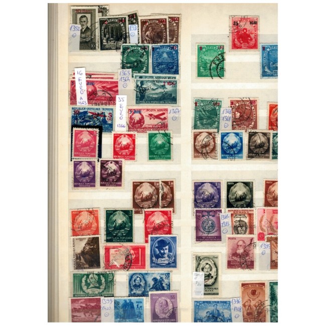 Romania 1880-1960 - Colecție timbre stampilate in clasor