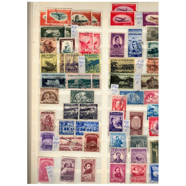Romania 1880-1960 - Colecție timbre stampilate in clasor