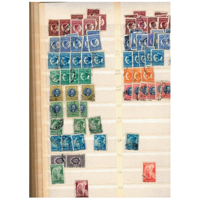 Romania 1870-1947 - Colecție timbre stampilate in clasor