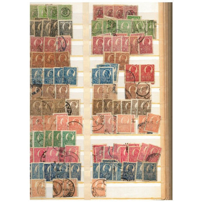 Romania 1870-1947 - Colecție timbre stampilate in clasor