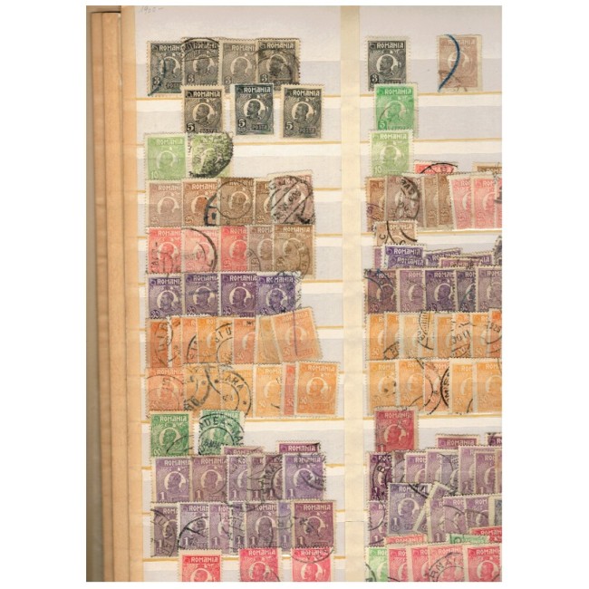 Romania 1870-1947 - Colecție timbre stampilate in clasor