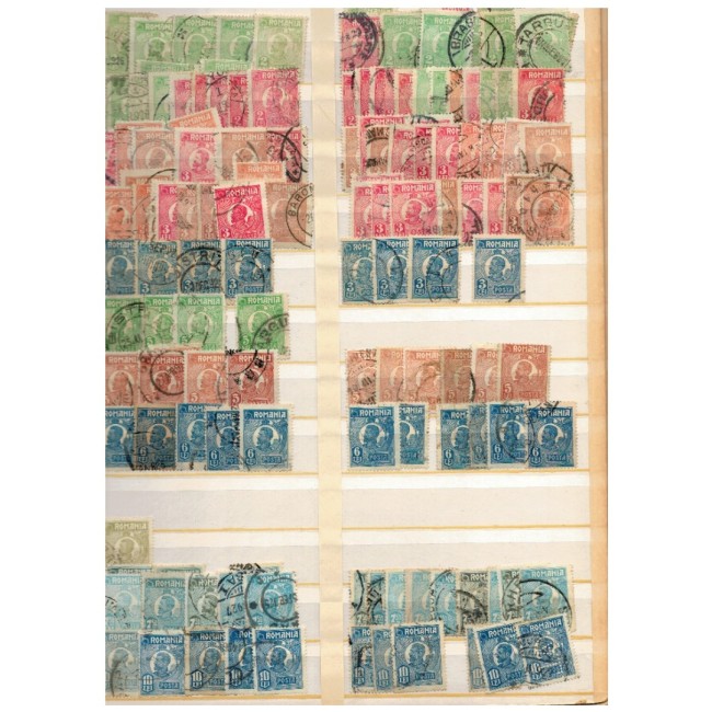 Romania 1870-1947 - Colecție timbre stampilate in clasor