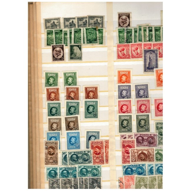 Romania 1870-1947 - Colecție timbre stampilate in clasor