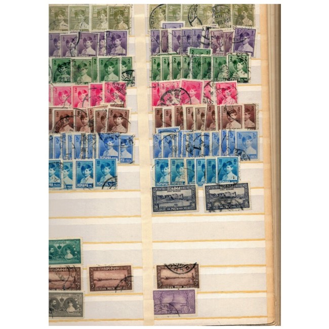 Romania 1870-1947 - Colecție timbre stampilate in clasor