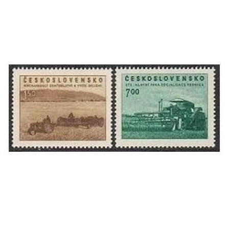 Cehoslovacia 1953 - Agricultura, serie neuzata