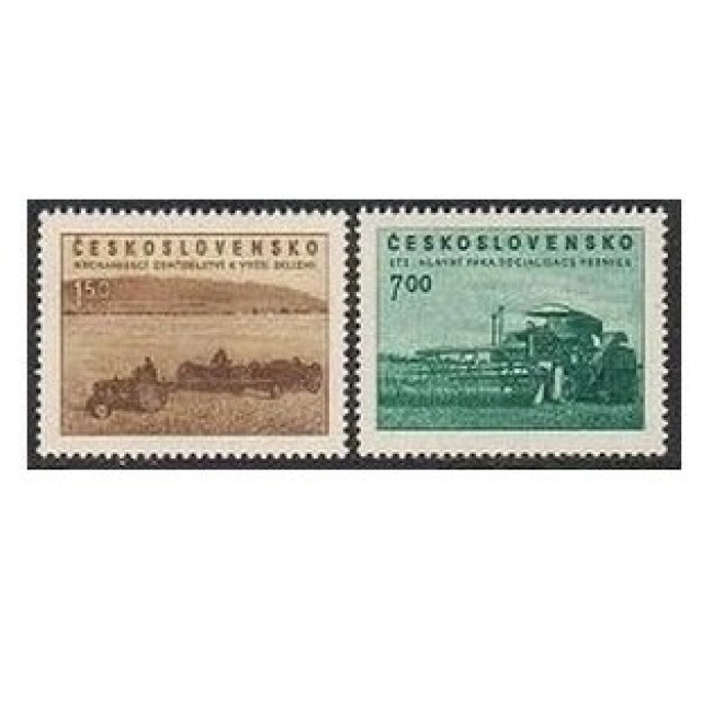 Cehoslovacia 1953 - Agricultura, serie neuzata