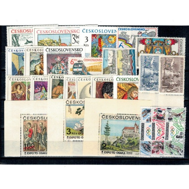 Cehoslovacia - Lot timbre neuzate