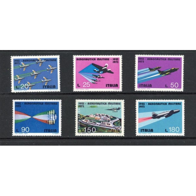 Italia 1978 - Aviația militara, avioane, serie neuzata