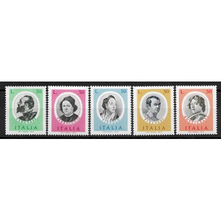 Italia 1973 - Personalități, artiști, serie neuzata