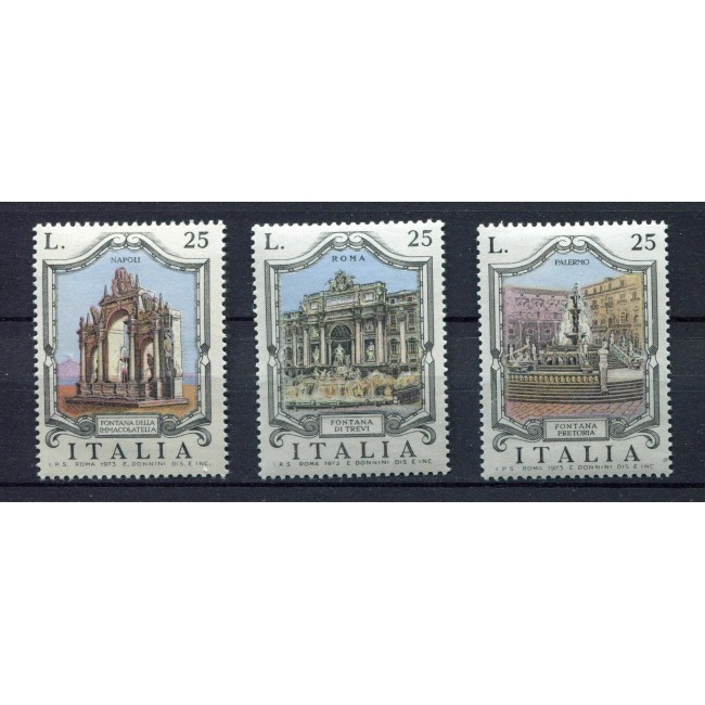 Italia 1973 - Fântâni, serie neuzata