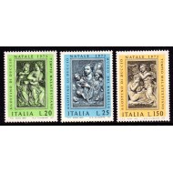 Italia 1973 - Crăciun, sculpturi, serie neuzata