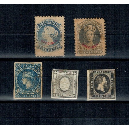 Mic lot timbre vechi străine, bine cotate, cal. II