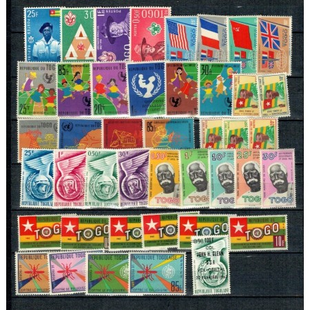 Togo - Lot timbre neuzate, anii 1960