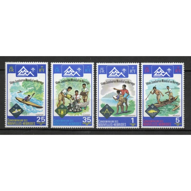 New Hebrides Fr 1975 - Cercetași, Jamboree, serie neuzata