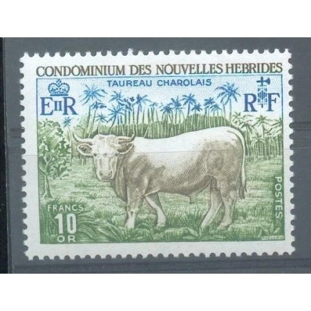 New Hebrides Fr 1975 - Uzual, taur, neuzat