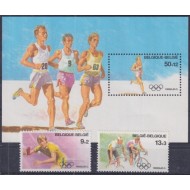 Belgia 1988 - Jocurile Olimpice, sport, serie neuzata