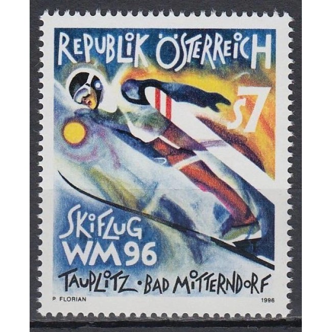 Austria 1996 - Sărituri cu schiurile, sport, neuzat