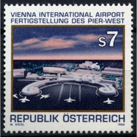 Austria 1996 - Aeroportul International Viena, neuzat