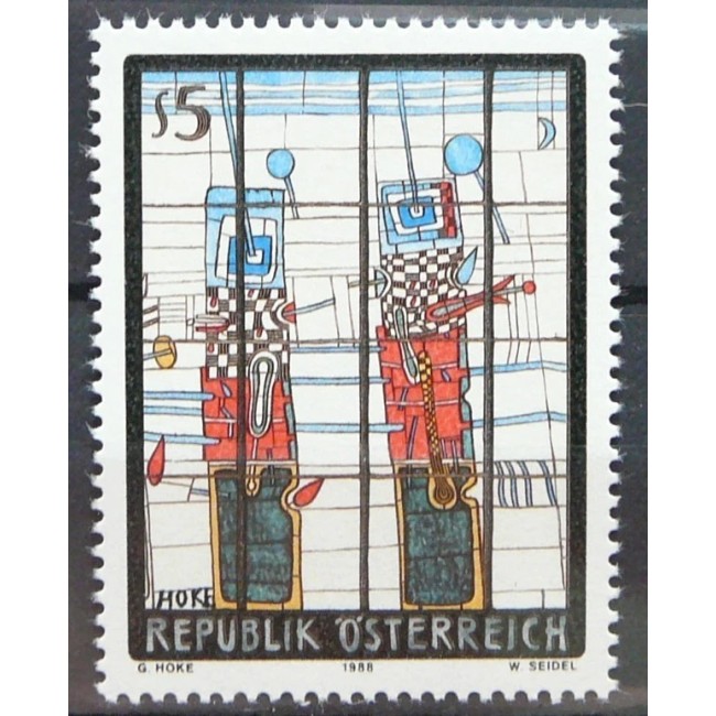 Austria 1988 - Arta moderna, neuzat
