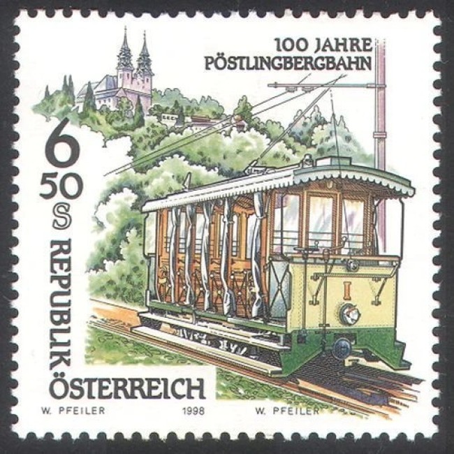 Austria 1998 - Cai ferate, trenuri, Postlingerbergbahn, neuzat