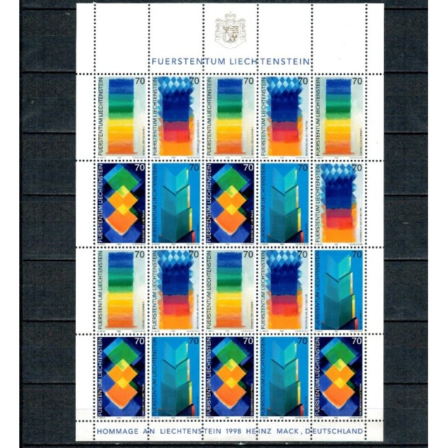 Liechtenstein 1998 - Arta contemporana, minicoala neuzata
