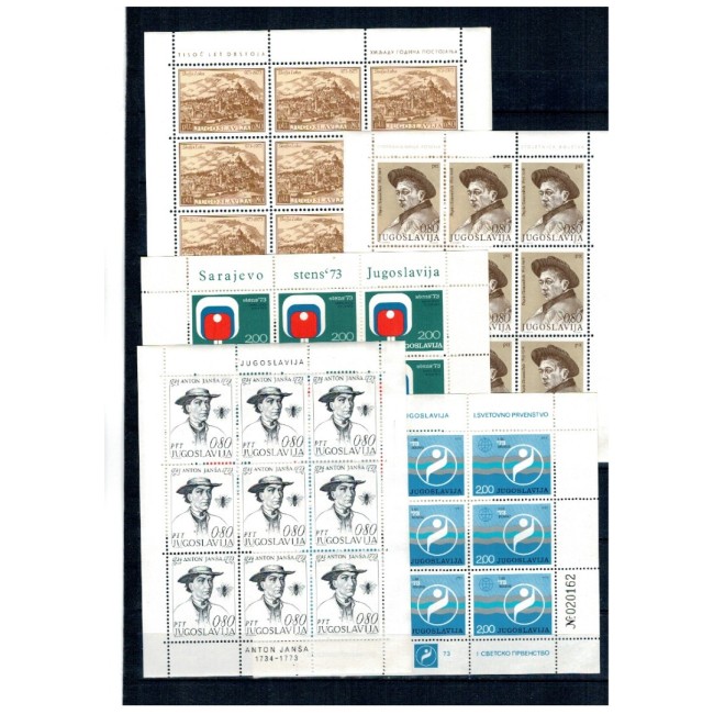 Iugoslavia - Lot 15 minicoli neuzate