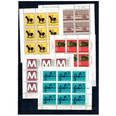Iugoslavia - Lot 15 minicoli neuzate