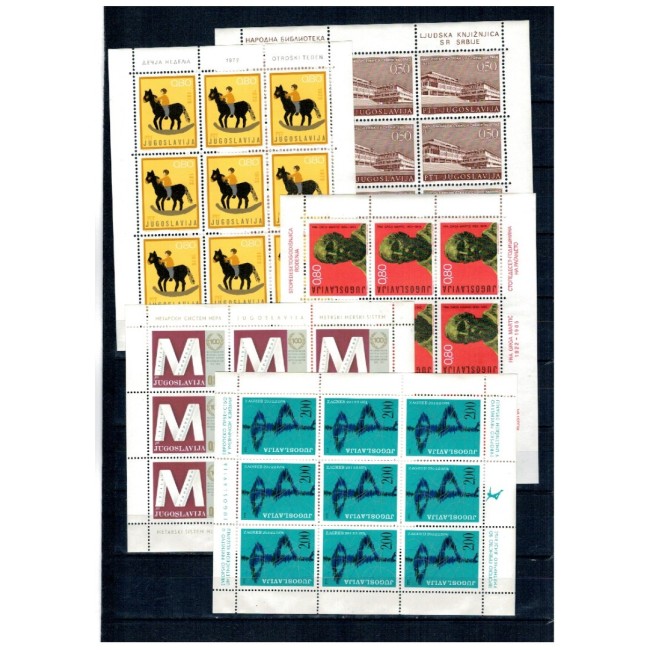 Iugoslavia - Lot 15 minicoli neuzate