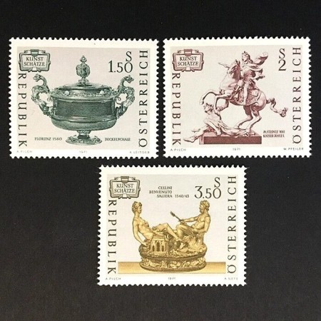 Austria 1971 - Arta, artefacte, antichitati, serie neuzata