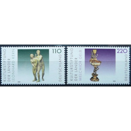 Germania 2000 - Lucrări de arta, serie neuzata