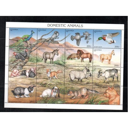 Uganda 1995 - Animale domestice, minicoala neuzata