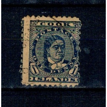 Insulele Cook 1893 - Queen Makea Takau, uzual 1p, stampilat