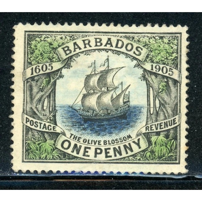 Barbados 1906 - Vapor, neștampilat, cu sarniera
