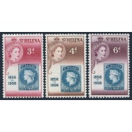 St. Helena 1956 - Timbru pe timbru, serie neuzata