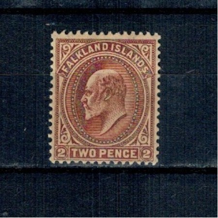 Falkland Islands 1904 - Uzual regele Edward VII, 2p, varietate de culoare, nestampilat