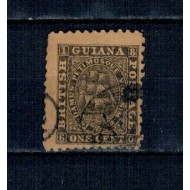 British Guiana 1866 - Mi.No.24C stampilat