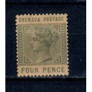 Grenada 1883 - Uzual 4p Regina Victoria, nestampilat