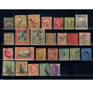 Colonii britanice - Lot timbre vechi, stampilate