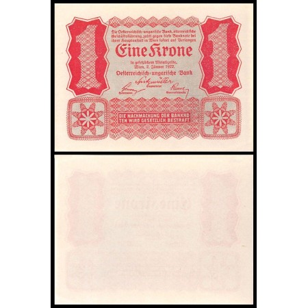 Austria 1922 - 1 krone UNC