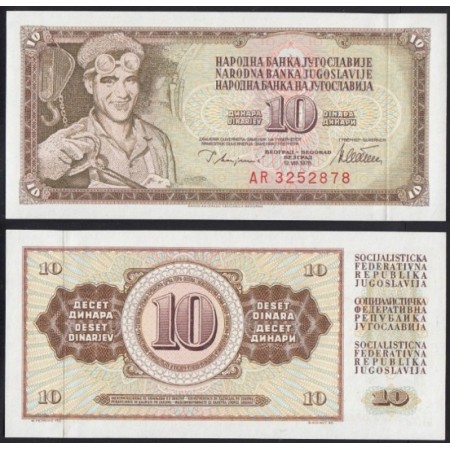 Iugoslavia 1978 - 10 dinara UNC