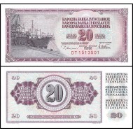 Iugoslavia 1978 - 20 dinara UNC
