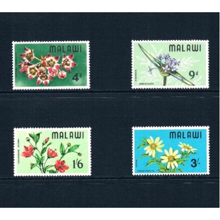 Malawi 1968 - Flori, flora, serie neuzata