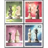 Malawi 1988 - Figurine de șah, serie neuzata