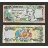 Bahamas 2001 - 50 cents UNC