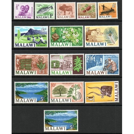 Malawi 1964 - Uzuale, motive locale, serie neuzata