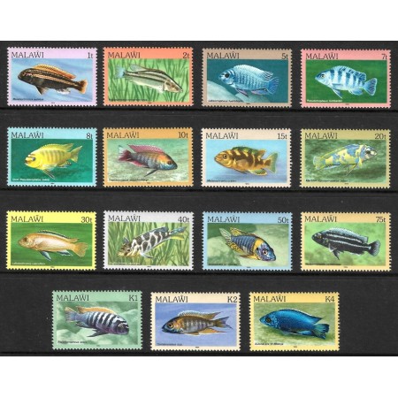 Malawi 1984 - Pești, uzuale, serie neuzata