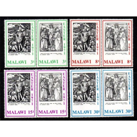 Malawi 1971 - Pasti, Durer, arta, serie neuzata