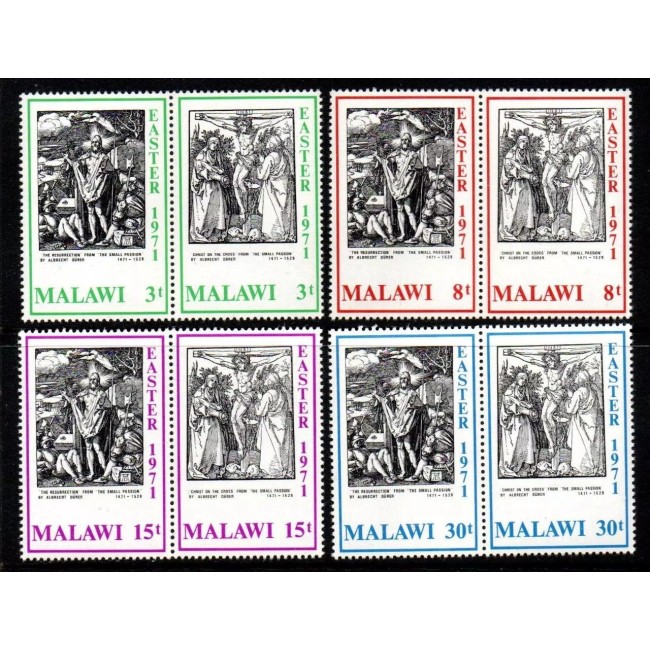 Malawi 1971 - Pasti, Durer, arta, serie neuzata