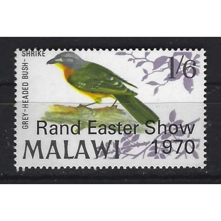 Malawi 1970 - Păsări, supratipar Rand Easter Show, neuzat