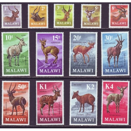 Malawi 1974 - Fauna, animale, serie neuzata